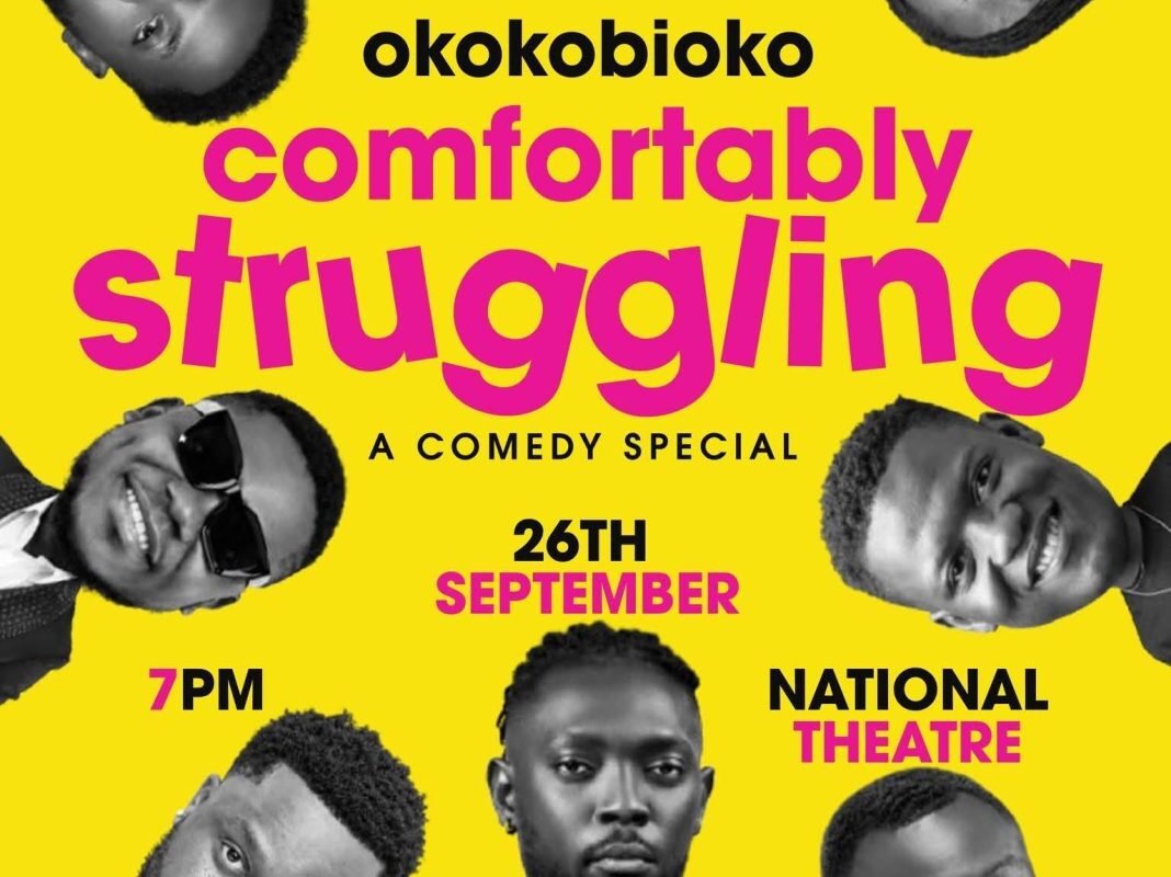 Jeneral Ntatia, Jeffrey Nortey, Parrot Mouth, MJ & More Ready to Rock Okokobioko’s Comfortably Struggling Comedy Show