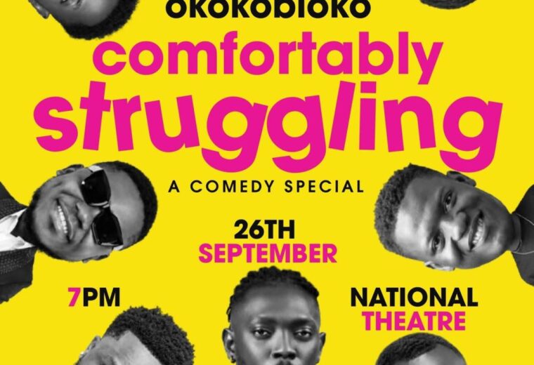 Jeneral Ntatia, Jeffrey Nortey, Parrot Mouth, MJ & More Ready to Rock Okokobioko’s Comfortably Struggling Comedy Show