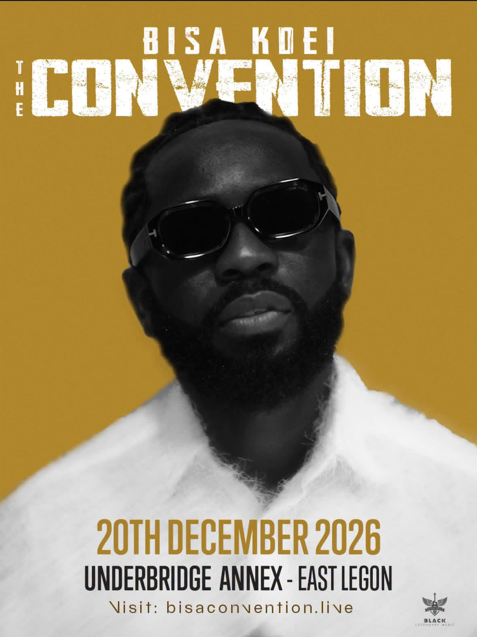 Bisa Kdei Takes Over Accra with “The Convention” — A Big Night of Music, Culture & Entertainment
